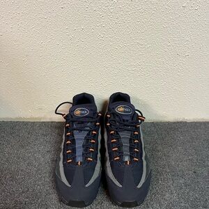 Nike Black and Orange Air Maxes